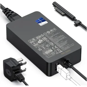 Genuine Microsoft Surface 65W power supply with Surface Connect and USB-A